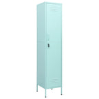 vidaXL Schließfachschrank Minzgrün 35x46x180 cm Stahl
