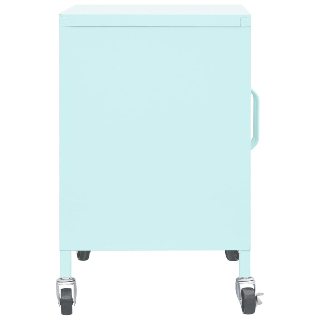 vidaXL Lagerschrank Mintgrün 60x35x56 cm Stahl
