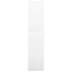vidaXL Büroschrank Weiß 90x40x180 cm Stahl und Hartglas