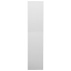 vidaXL Büroschrank Hellgrau 90x40x180 cm Stahl und Gehärtetes Glas