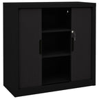 vidaXL Schiebetürenschrank Stahl 90x40x90 cm Stahl