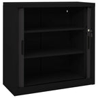 vidaXL Schiebetürenschrank Stahl 90x40x90 cm Stahl