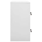 vidaXL Schließfachschrank Hellgrau und Blau 90x45x92,5 cm Stahl