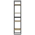 vidaXL Bücherregal 4 Fächer Sonoma-Eiche 40x30x140 cm Holzwerkstoff