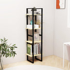 vidaXL Bücherregal 4 Böden 40x30x140 cm Massivholz Kiefer