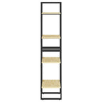 vidaXL Bücherregal 4 Böden 40x30x140 cm Massivholz Kiefer