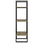 vidaXL Bücherregal 3 Fächer Sonoma-Eiche 40x30x105 cm Holzwerkstoff