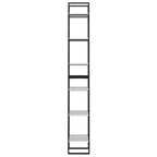 vidaXL Bücherregal 6 Fächer Weiß 40x30x210 cm Holzwerkstoff