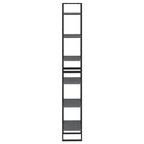 vidaXL Standregal Hoch Grau 40x30x210 cm Massivholz Kiefer