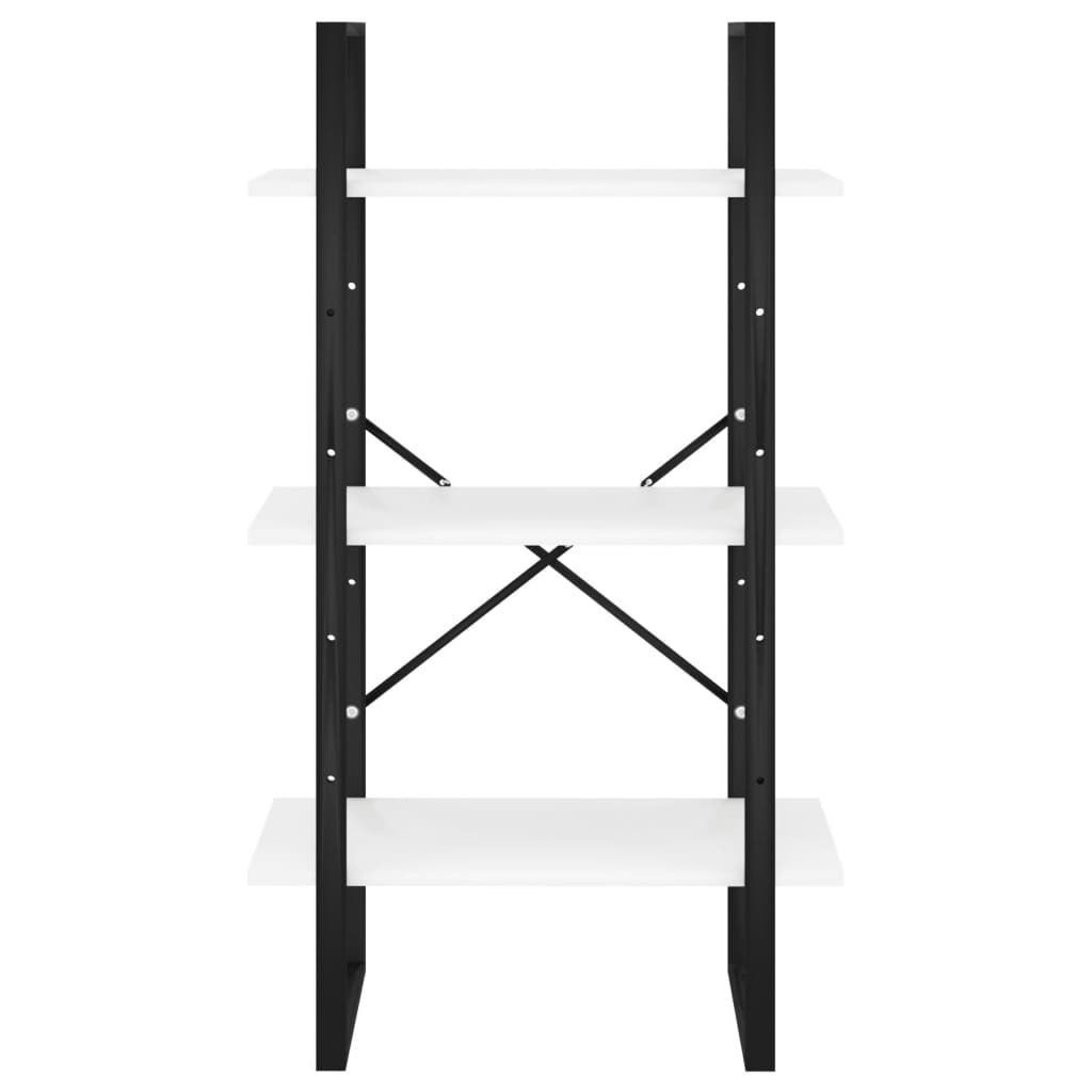 vidaXL Lagerregal Weiß 60x30x105 cm Holzwerkstoff