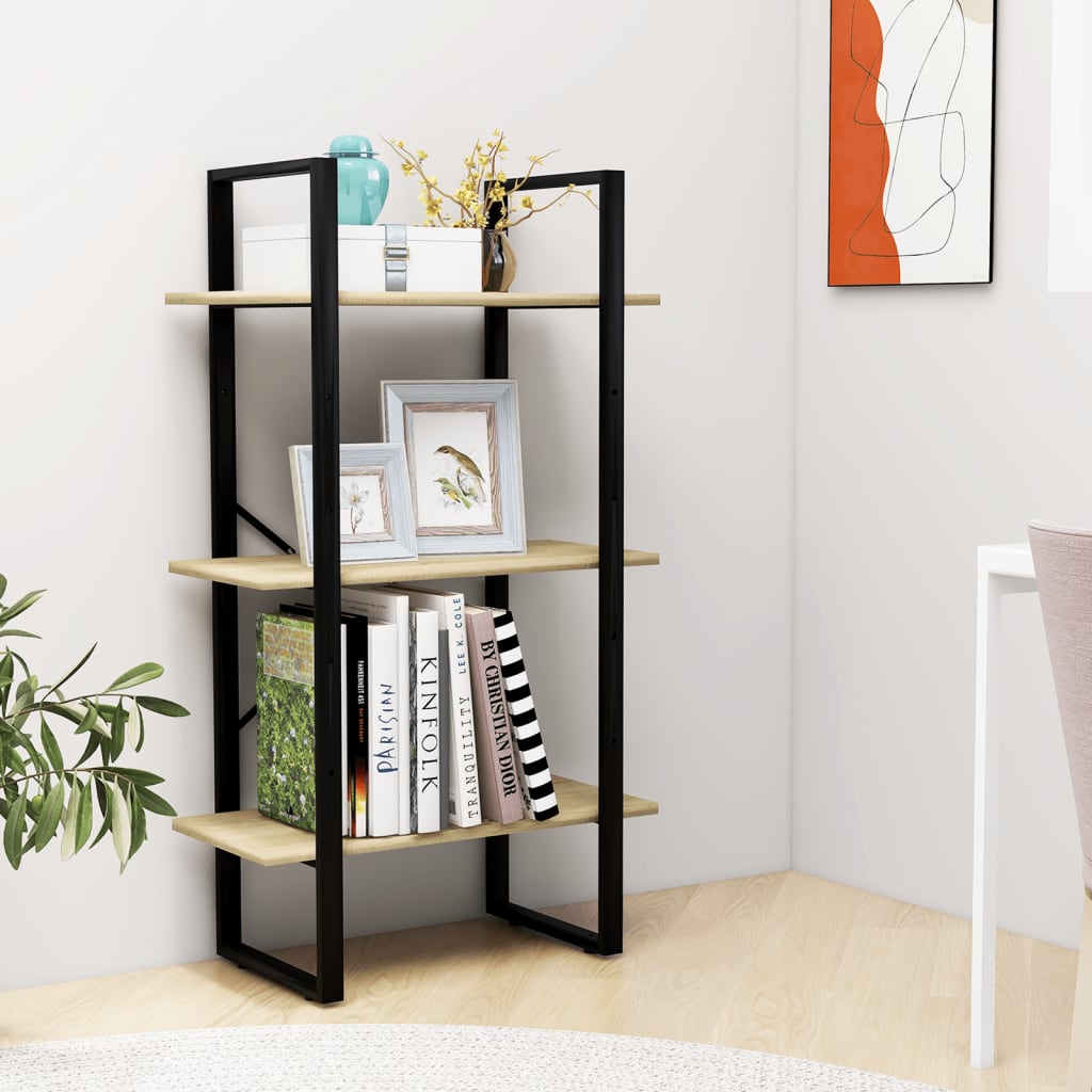 vidaXL Lagerregal Sonoma-Eiche 60x30x105 cm Holzwerkstoff