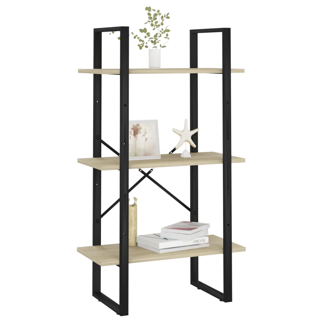 vidaXL Lagerregal Sonoma-Eiche 60x30x105 cm Holzwerkstoff
