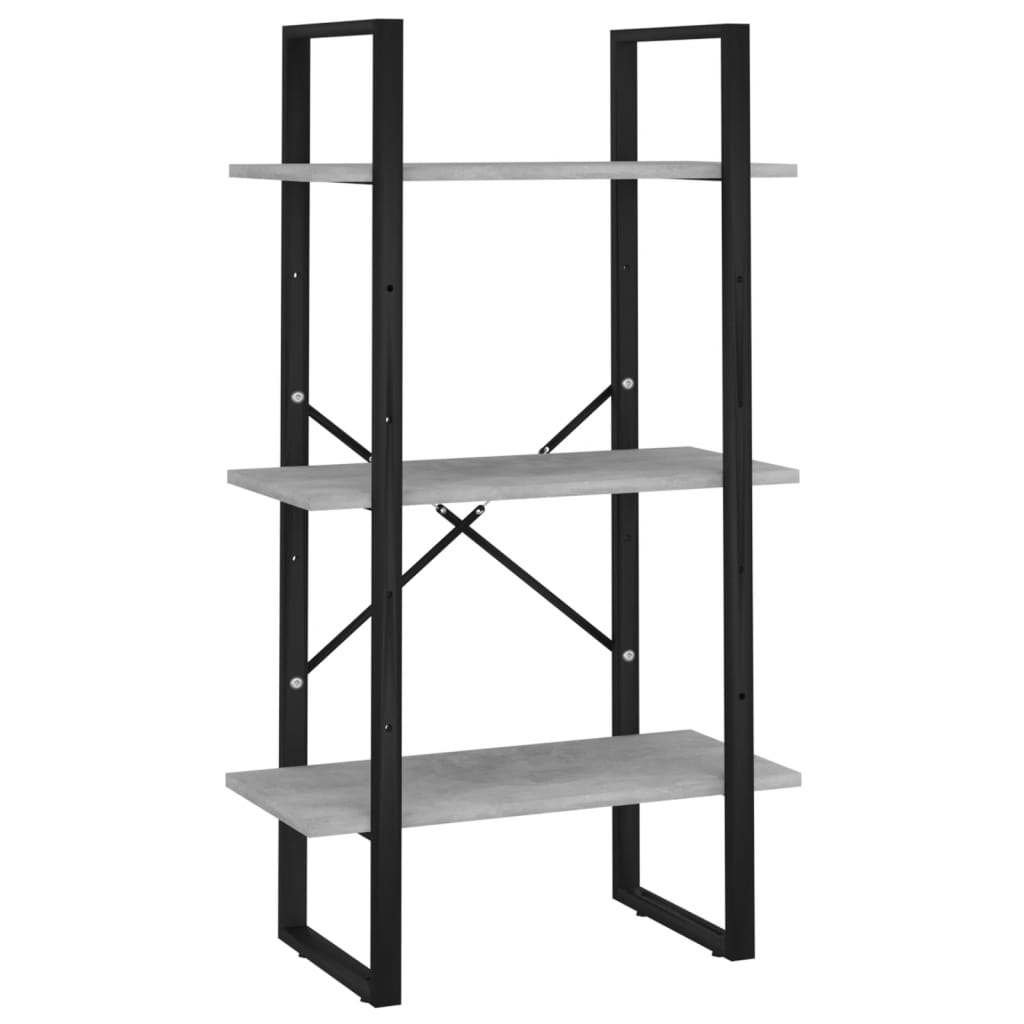 vidaXL Lagerregal Betongrau 60x30x105 cm Holzwerkstoff