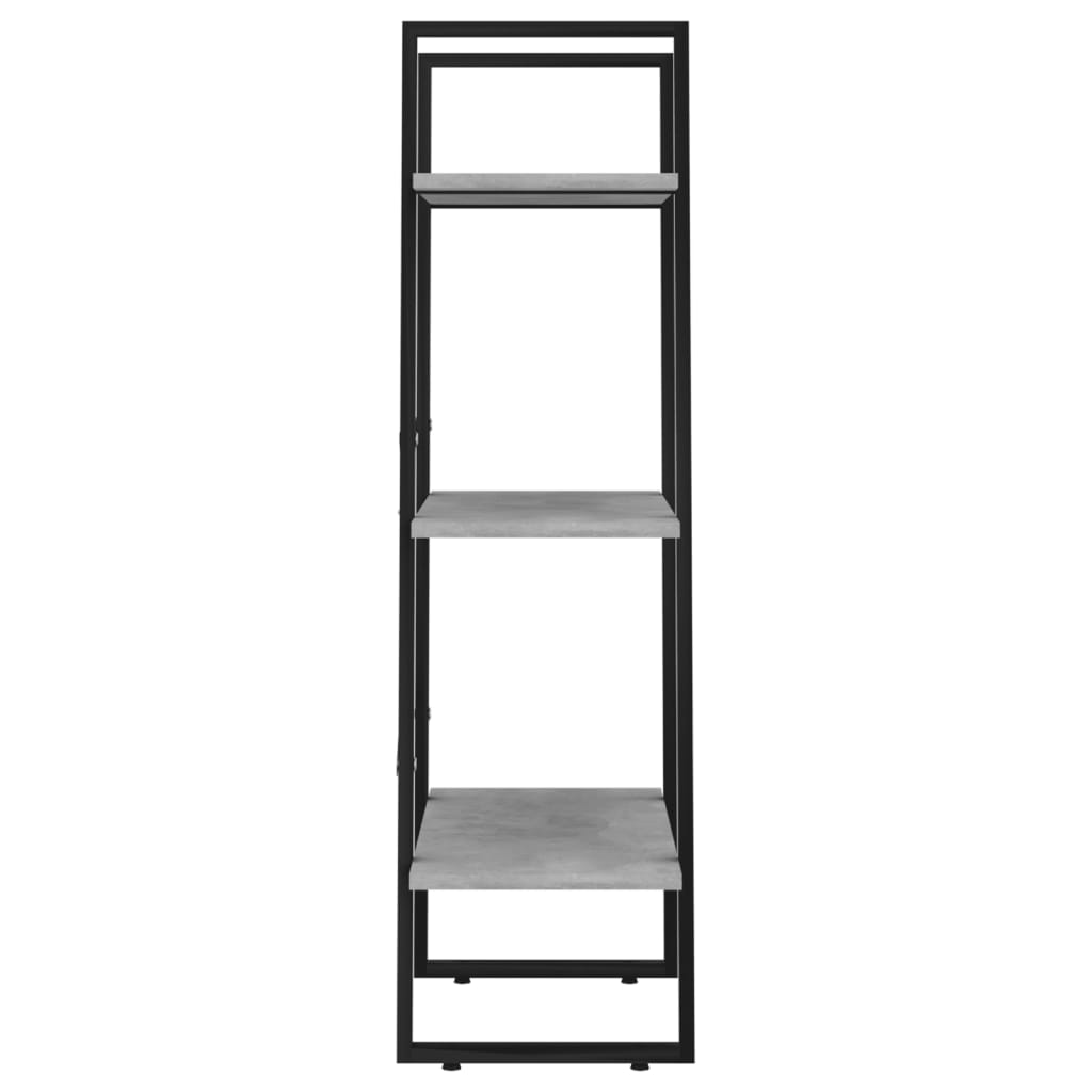vidaXL Lagerregal Betongrau 60x30x105 cm Holzwerkstoff