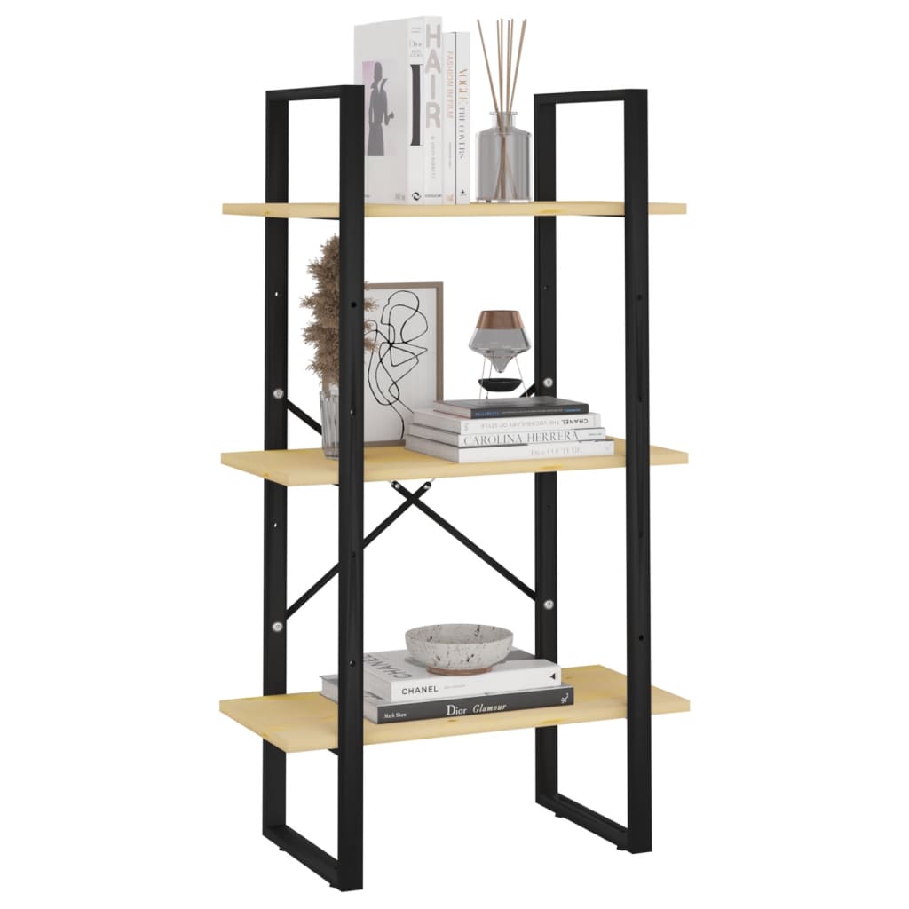 vidaXL Standregal 60x30x105 cm Massivholz Kiefer