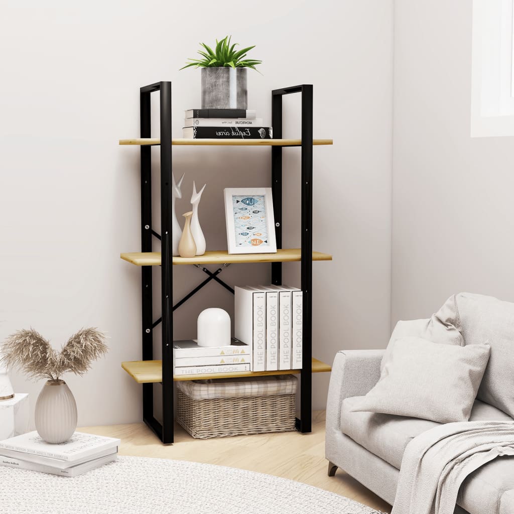 vidaXL Standregal 60x30x105 cm Massivholz Kiefer