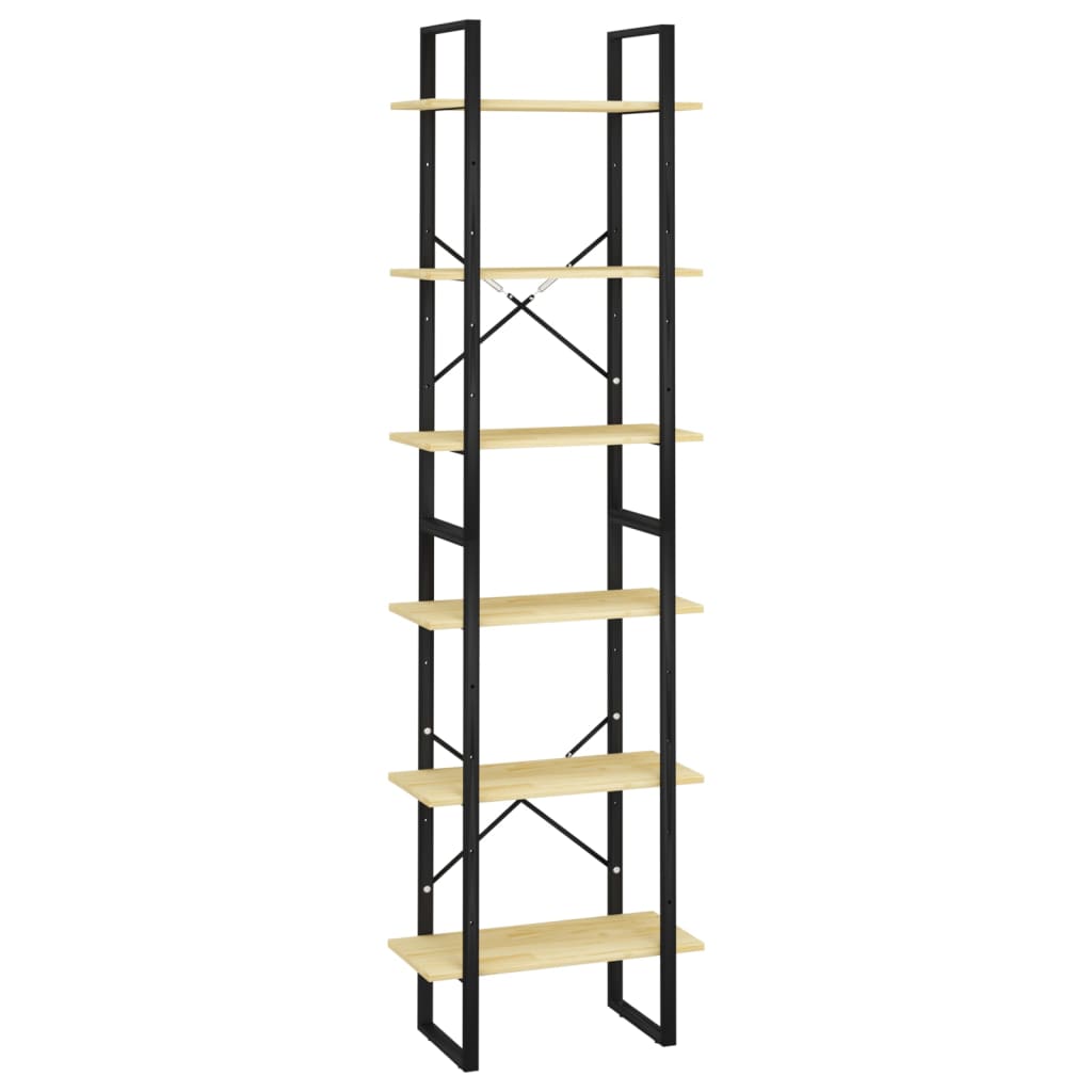 vidaXL Lagerregal 60x30x210 cm Massivholz Kiefer