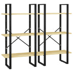 vidaXL Lagerregal 60x30x210 cm Massivholz Kiefer