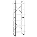vidaXL Hochschrank Weiß 80x30x210 cm Holzwerkstoff