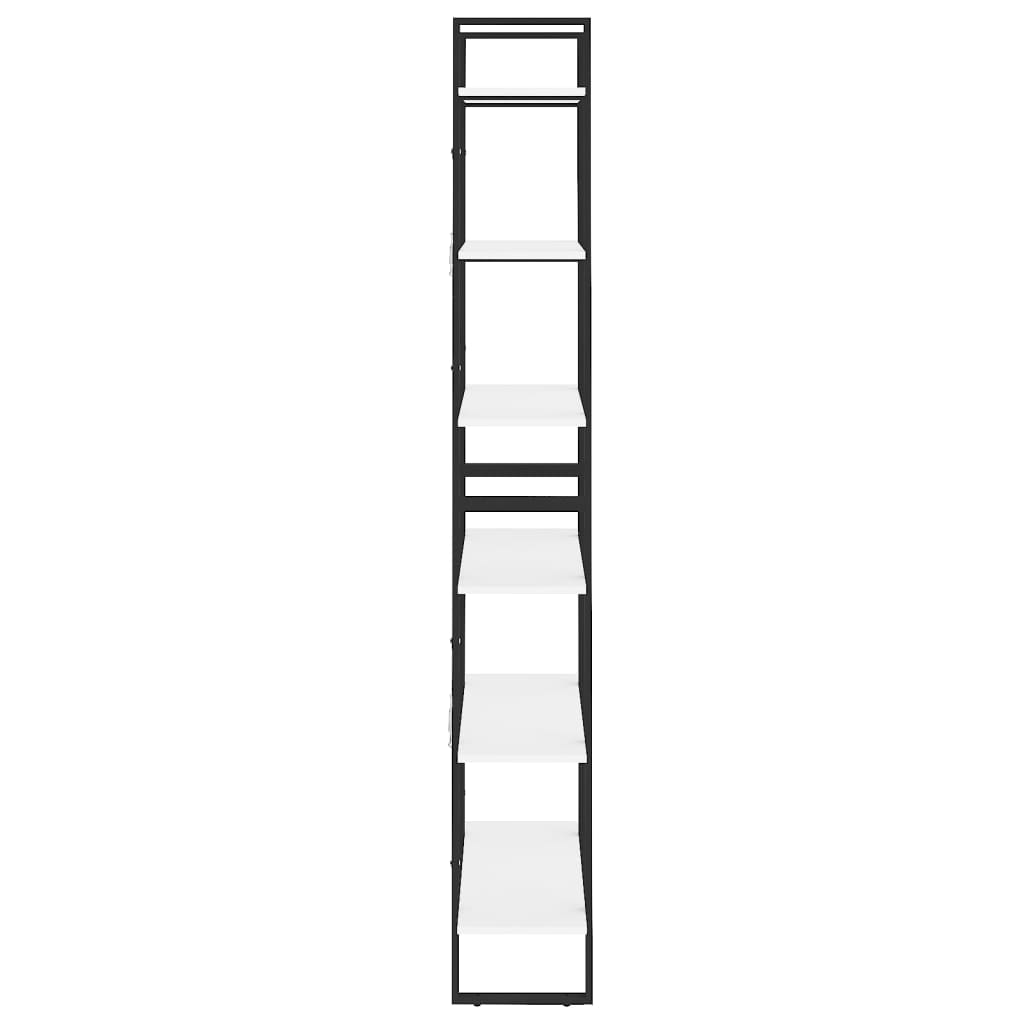 vidaXL Hochschrank Weiß 80x30x210 cm Holzwerkstoff
