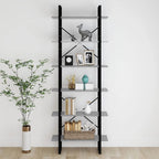 vidaXL Hochschrank Betongrau 80x30x210 cm Holzwerkstoff