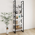 vidaXL Standregal Hoch Grau 40x30x210 cm Massivholz Kiefer