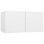 vidaXL TV-Schränke 4 Stk. Weiß 60x30x30 cm Holzwerkstoff
