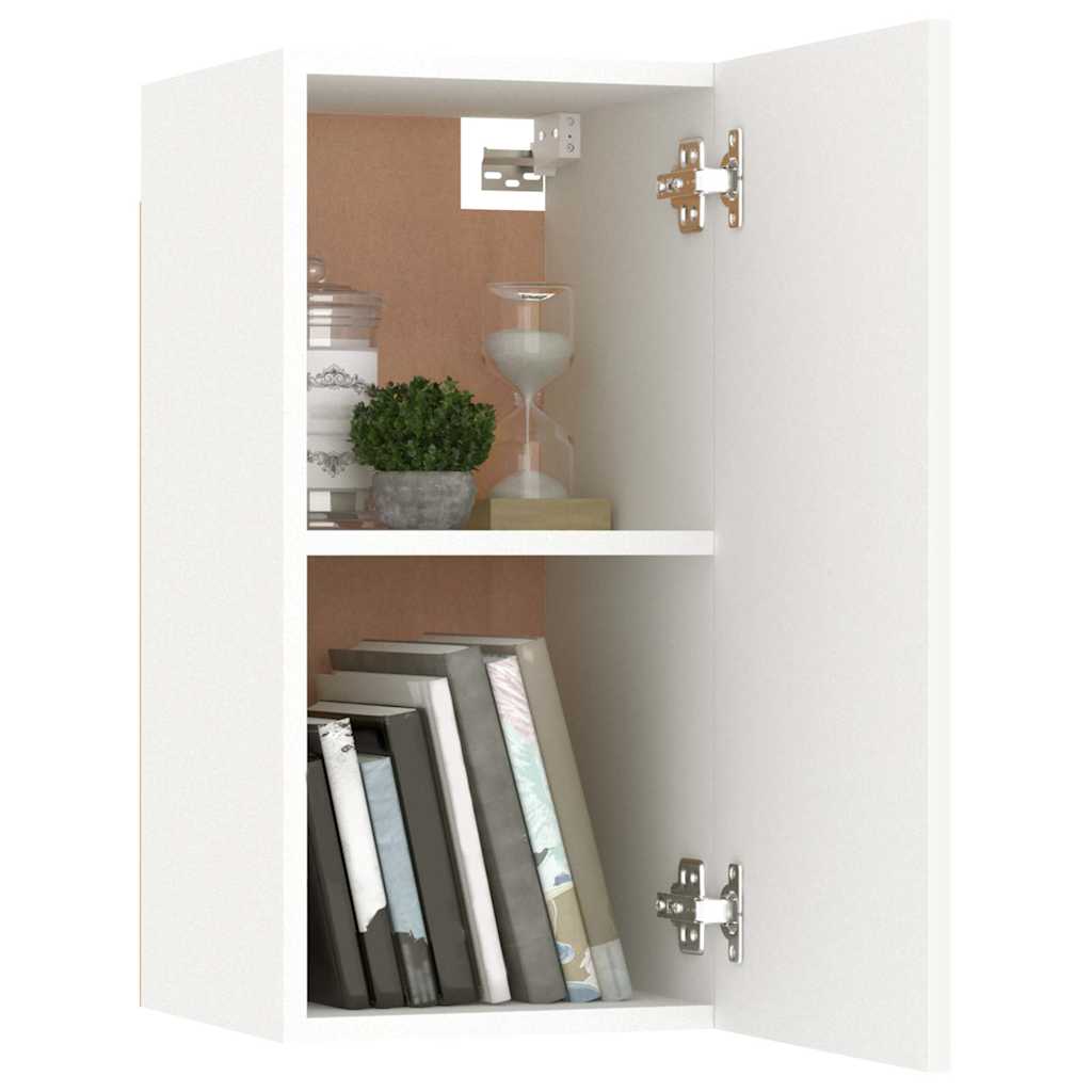 vidaXL 4-tlg. TV-Schrank-Set Weiß Holzwerkstoff