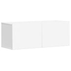 vidaXL 3-tlg. TV-Schrank-Set Weiß Holzwerkstoff