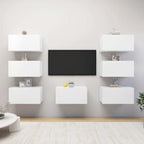 vidaXL TV-Schränke 7 Stk. Weiß 30,5x30x60 cm Holzwerkstoff