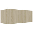 vidaXL 4-tlg. TV-Schrank-Set Sonoma-Eiche Holzwerkstoff