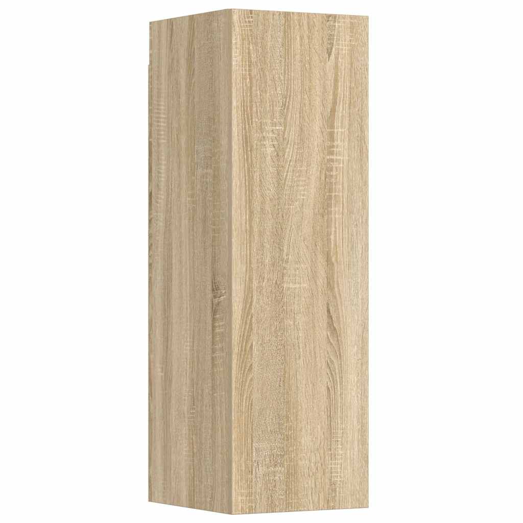 vidaXL 3-tlg. TV-Schrank-Set Sonoma-Eiche Holzwerkstoff