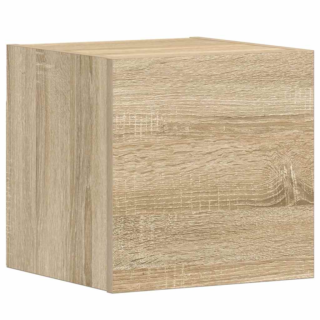 vidaXL 3-tlg. TV-Schrank-Set Sonoma-Eiche Holzwerkstoff