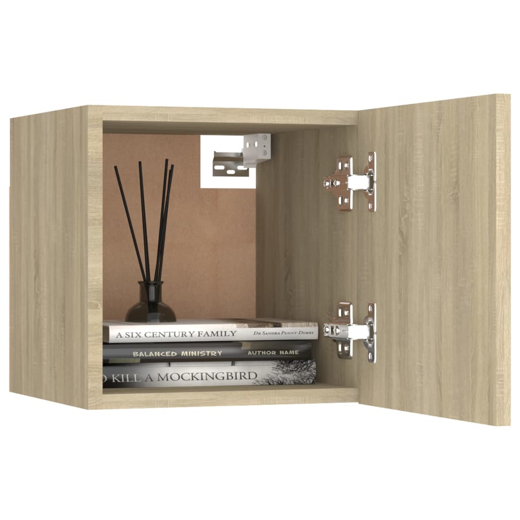 vidaXL 6-tlg. TV-Schrank-Set Sonoma-Eiche Holzwerkstoff