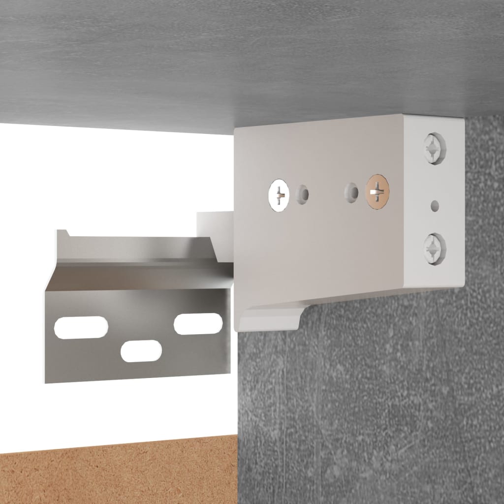 vidaXL 10-tlg. TV-Schrank-Set Betongrau Holzwerkstoff