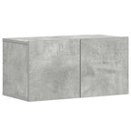 vidaXL 5-tlg. TV-Schrank-Set Betongrau Holzwerkstoff
