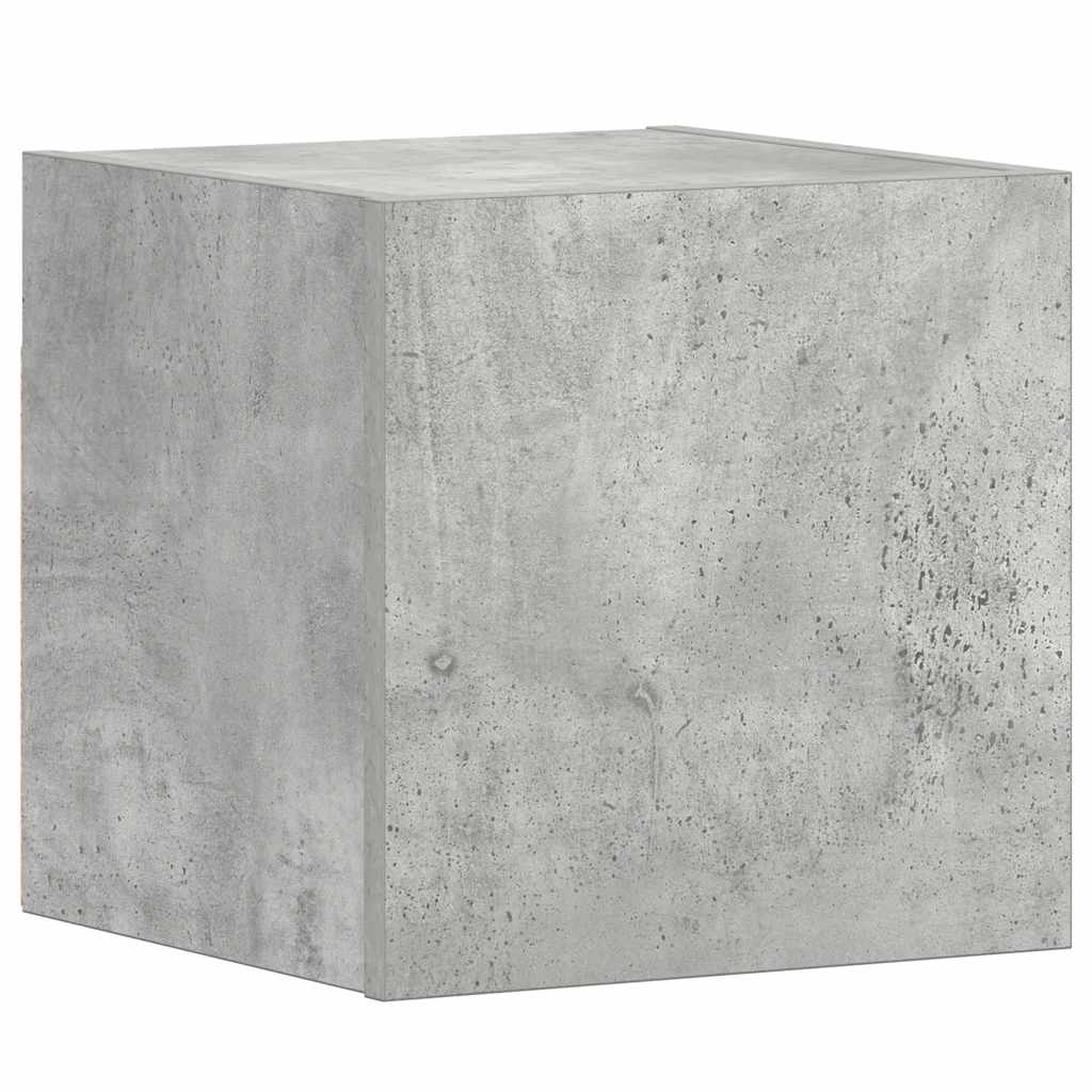 vidaXL 5-tlg. TV-Schrank-Set Betongrau Holzwerkstoff