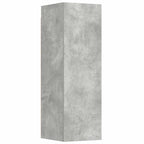vidaXL 3-tlg. TV-Schrank-Set Betongrau Holzwerkstoff