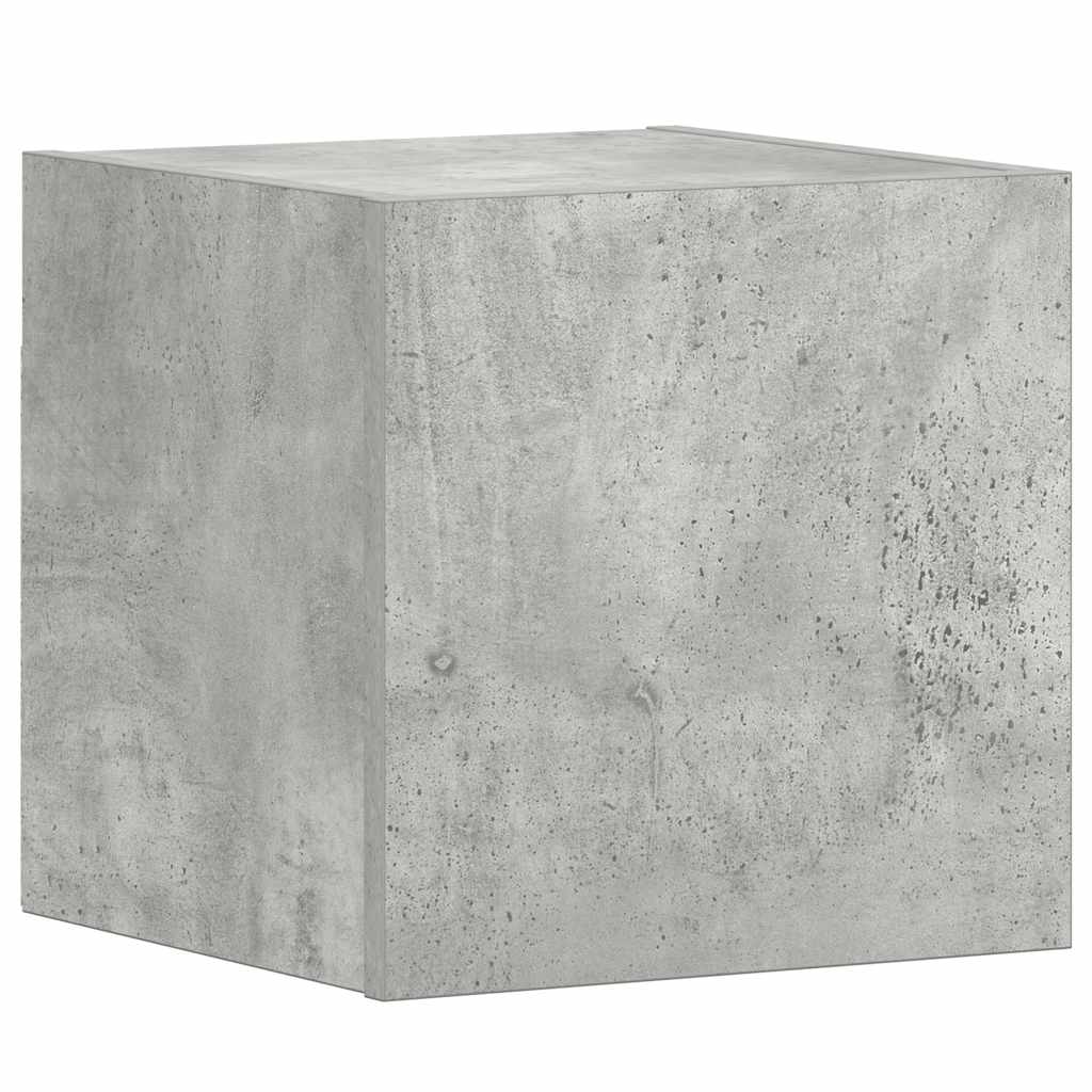 vidaXL 3-tlg. TV-Schrank-Set Betongrau Holzwerkstoff
