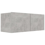 vidaXL 2-tlg. TV-Schrank-Set Betongrau Holzwerkstoff