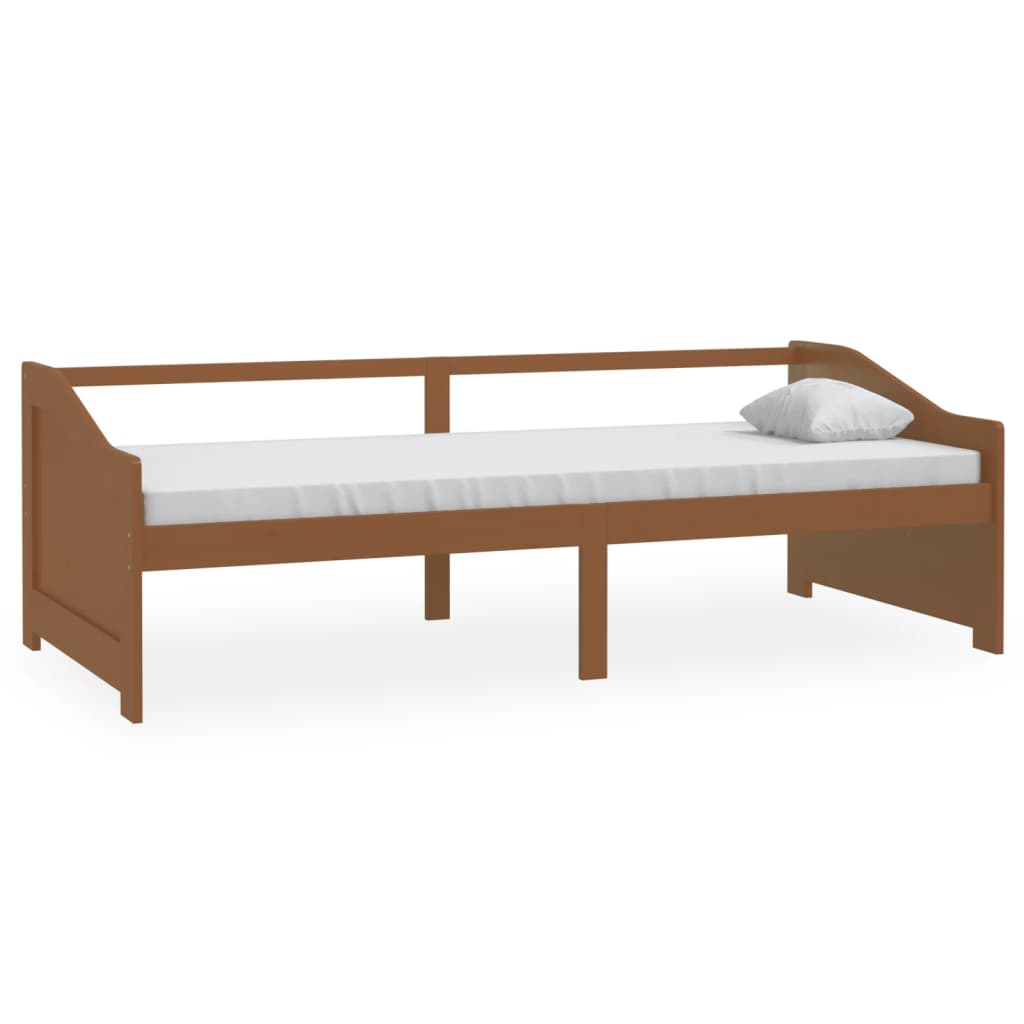 vidaXL Tagesbett 3-Sitzer Honigbraun Massivholz Kiefer 90x200 cm