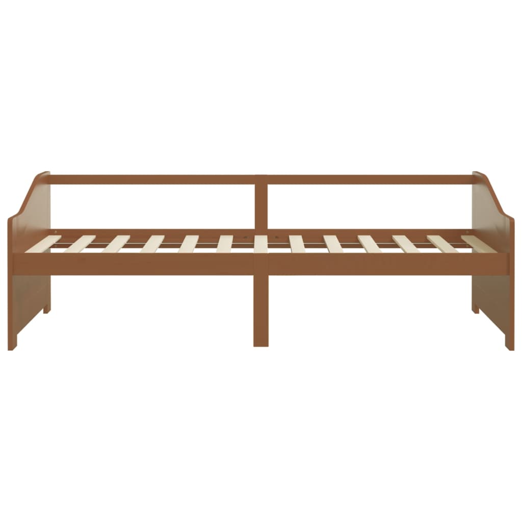 vidaXL Tagesbett 3-Sitzer Honigbraun Massivholz Kiefer 90x200 cm