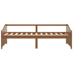 vidaXL Tagesbett 3-Sitzer Honigbraun Massivholz Kiefer 90x200 cm