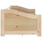 vidaXL Tagesbett 3-Sitzer mit Schubladen Massivholz Kiefer 90x200 cm