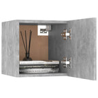 vidaXL Nachttisch Betongrau 30,5x30x30 cm Holzwerkstoff