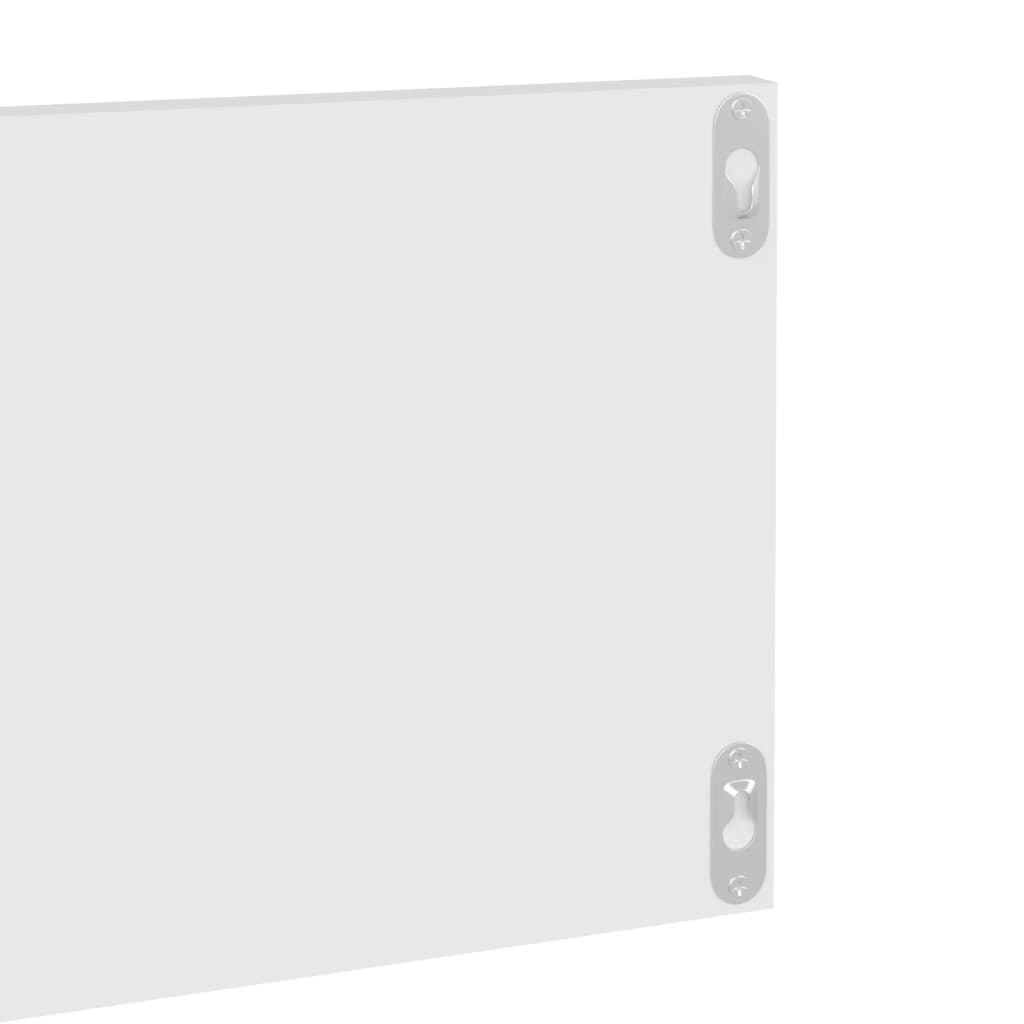 vidaXL Wandregale 4 Stk. Weiß 80x11,5x18 cm Holzwerkstoff