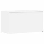 vidaXL Aufbewahrungstruhe Weiß 84x42x46 cm Holzwerkstoff