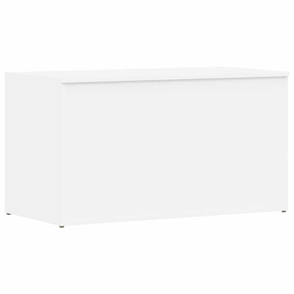 vidaXL Aufbewahrungstruhe Weiß 84x42x46 cm Holzwerkstoff