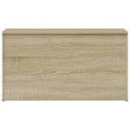 vidaXL Aufbewahrungstruhe Sonoma-Eiche 84x42x46 cm Holzwerkstoff