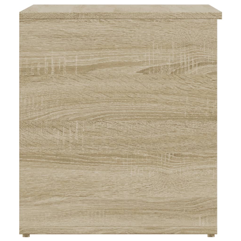 vidaXL Aufbewahrungstruhe Sonoma-Eiche 84x42x46 cm Holzwerkstoff